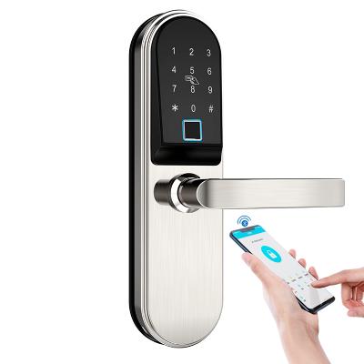 Κίνα Remote Delete/Apartment Door Smart Door Lock Change User Password/Card Key/Card Fingerprint Lock Ekey Cardoria Stainless Steel TTLOCK Ble Rfid Smart Keyless Entry Lock προς πώληση