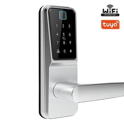 Κίνα Tuya Wifi Virtual Intelligent Keypad Fingerprint Digital TT Security Code Fingerprint Electronic Biometric Door Locks προς πώληση