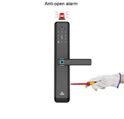 Κίνα Commercial Use 350pcs New 2021 Home Use Fingerprint Code Card Capacity Fashionable Smart Door Lock Model WIFI BT Access Ordered προς πώληση