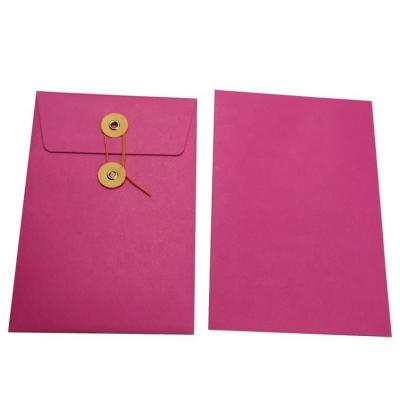 China Recyclable Gift Wrap ODM Custom Gift Wrapping Paper Pouch Sock Wrapping Gift Paper Envelope With String for sale