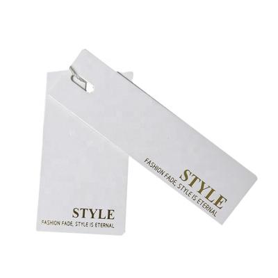 China Cheap Viable Kraft PaperMatt Blank Outdoor Paper Product Tags Logo Custom Hangtags for sale