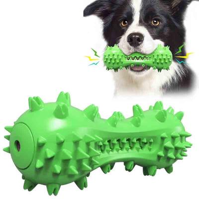 China New Viable Amazon Voice Dog Toothbrush Dog Toy Molar Cleaning Ball for sale