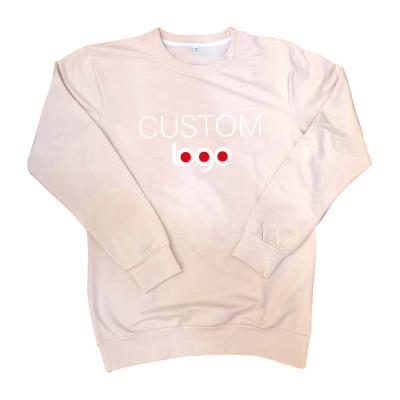 China Anti-pilling Custom Made Men Autumn Pullover Solid Sweatshirts Print Your Brand for sale