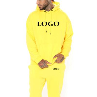 China New Design Custom Men's Breathable Hooded Sweatshirt Slim Logo Sports Hoodie Set for sale