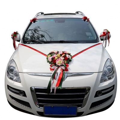 China Wholesale High Quality Romantic Car Decoration Wedding Party Bride Artificial Flowers for sale