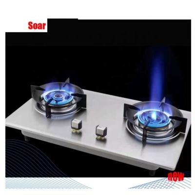 China Electric Hotel Gas Cooktops Kerosene Stove Wok Burner 2 Burners LPG/NG Battery Cooker for sale