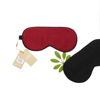 China Amazon luxury factory wholesale sold black eye mask for sleep travel 16mm silk eye mask for sale