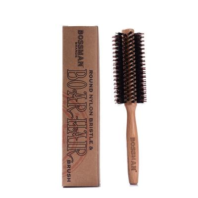 China Wholesale Waterproof Natural Wood Handle OEM Long Hair Boar Hair Beard Brush for sale