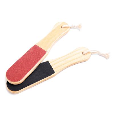 China EXFOLIATING Wooden Exfoliating Foot Scrub Brush Skin Care Bath Shower Massage Foot Brush for sale