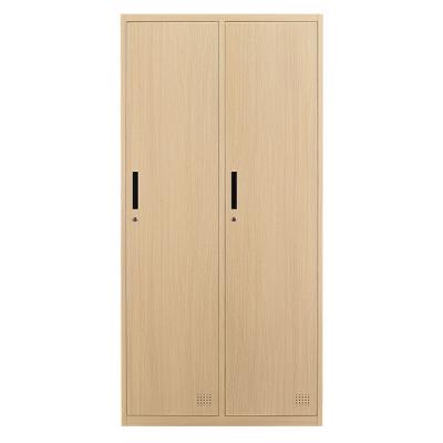 China Foldable Cold Rolled Steel Wardrobe Lockers / Large Metal Clothes Cabinets for sale