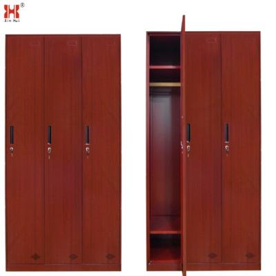 China A1Henan Xinhui Adjustable Wrought Iron 3 Door Clothes Closet (Other) Hanging Wardrobe for Kids and Children for sale