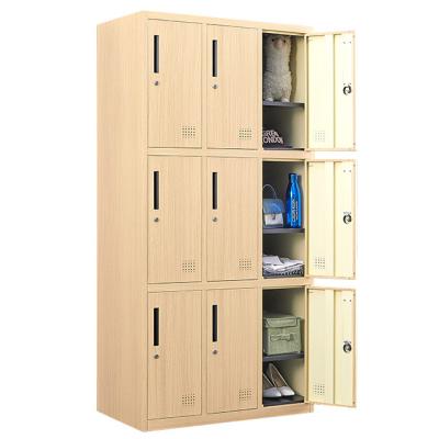 China almirah de godrej furniture foldable home powder coating 9 door steel designs for sale