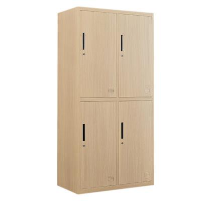 China 4 Door Basketball Room Express Locker Closets For Bedroom Home Furniture Steel Wardrobe L2-D2 for sale