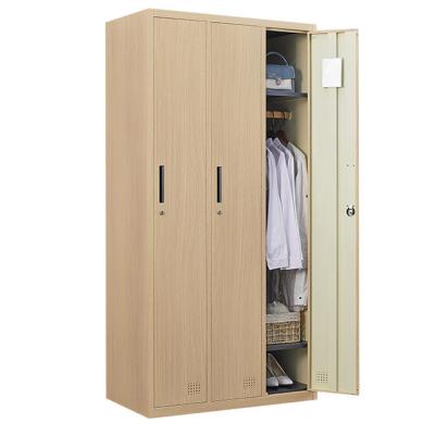 China 3 door cleanroom metal shoe locker golf club lockers student locker manufcturer L3-D1 for sale