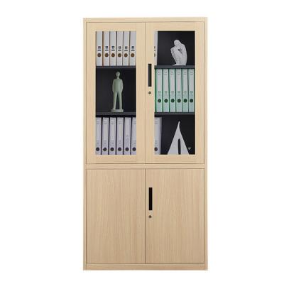 China Factory Price Steel Filing Cabinet (Other) Wooden Adjustable Modern Glass Grain Storage Office Door Furniture for sale