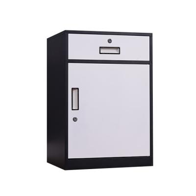 China Manufacturers Wholesale Luxury Adjustable (Size) 1 Door Light Bedside Storage Cabinet With One Drawer for sale