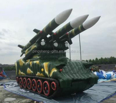 China Promotion Customized Big Inflatable Missile , Inflatable Cartoon Missile For Sale for sale