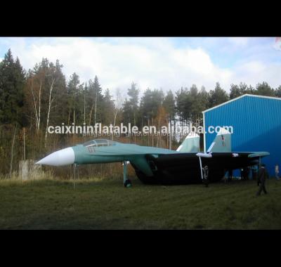 China Promotion Customized Advertising Inflatable Giant Fighter , Inflatable Fighter Model For Event for sale