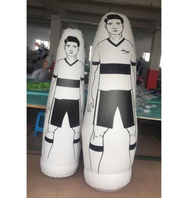 China Hot Sale 2.05m Inflatable Rocker Soccer Training Equipment Goalie Training Equipment Dummy Dummy for sale