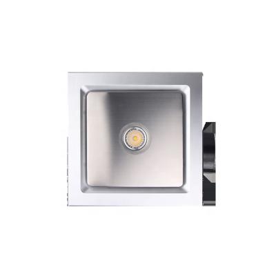 China Hotel Proyum LED Ceiling Mounted Exhaust Fan Bathroom Ceiling Ventilation Fan 220V With Light for sale