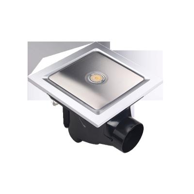 China Hotel Proyum Square Fashion Bathroom Ceiling Mounted Exhaust Fan with LED 220V Ventilating Fan with Light for sale