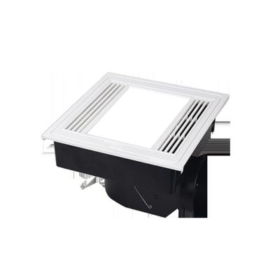 China Hotel Proyum Square Ceiling Mounted Exhaust Fan with LED Panel Ventilation Fan with Light for Bathroom Kitchen for sale