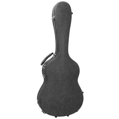 China Custom Wholesale Guitar Case Hard Shell Acoustic Case Shockproof Fiberglass Material Waterproof Shockproof Dustproof For Classical Guitar Package for sale