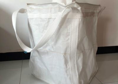 China Round White PP Woven Packaging Bags For Mechanical Loading And Unloading for sale