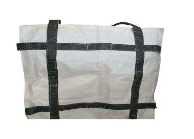 China Full Open Top Plastic Jumbo Bags , Flat Bottom Side Discharge 1 Tonne Bulk Bag for sale