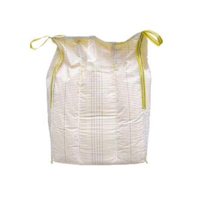 China 1 Ton White Anti Static Bulk Bags For Dangerous Goods Printed Conductive Type for sale