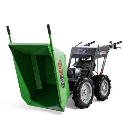 China 250KG Mini Farms Payload 5.5hp Loncin/B&S/Kohler/Honda Motor Wheel Drive Unloader For Construction Site for sale