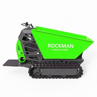 China Mini Farms Italy Design Gasoline Engine Hydraulic Crawler Dumper With 500KG Payload for sale