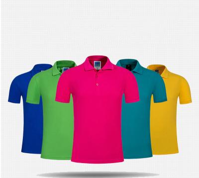 China Wholesale Anti-wrinkle Short Sleeve Plain Golf Polo Shirt , Custom Printing Logo Design Blank Polo Shirt for sale