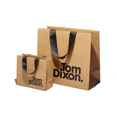 China Tote Bag Shopping Shopping Paper Bag Unique Color Print Recyclable Custom Luxury Fashion Kraft Paper Bag For Packaging for sale