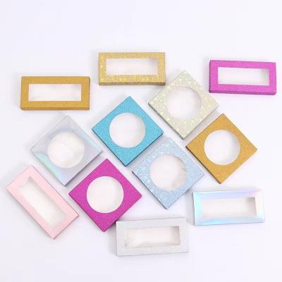 China Recyclable Cosmetic Boxes Custom Logo Custom Logo Eyelash Packaging Box For Eyelash Vendor Pink Lashes Plastic Boxes for sale