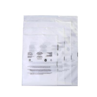 China Wholesale Moisture Proof Zipper Bags For Clothing Packaging Eco Matte Transparent Clear Plastic Bag for sale