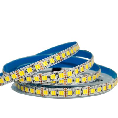 China Warehouse Factory Price Flexible DC 120leds Color Temperature 5025 2 In1 W+ww Ip20 Ip65 12-24v Variable CCT Led Strip Light for sale