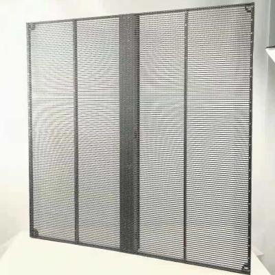 China P3.91-7.81 Outdoor Semi Outdoor Transparent Led Display HD High Refresh Advertising Board MOUTH Screen for sale