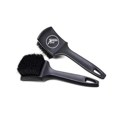 China PP handle and nylon bristles chose hot seller 2022 auto tire cleaning brush high quality car wash exterior tire brush wholesale OEM for sale