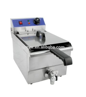 China Hotel Commercial Deep Fryer / Electric Fryer EF-101V For Industrial Equipment for sale