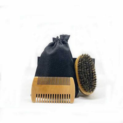 China Comfortable Amazon Hot Sale Beard Kit For Men Grooming Private Label Beard Comb Kit for sale