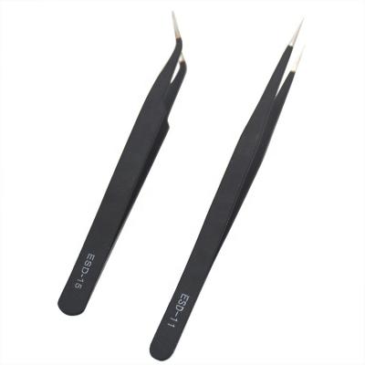 China Adults Packing 2pcs Set Acne Pimple Blackhead Extractor Tweezers for sale