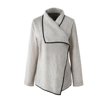 China American and European High Quality OEM Anti-wrinkle Lady Autumn Casual Cardigan Blazer Woman jacket for sale