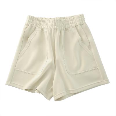 China Factory Made Anti-wrinkle Cusual Girls Solid Color Summer Customed Shorts Over Size Women Abbreviations for sale