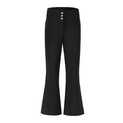 China Special Hot Selling Anti Pilling Anti-Wrinkle High Waist Worsted Long Pants For Woman for sale