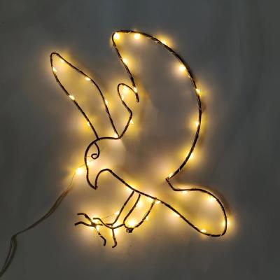 China Europe Metal Animal Shaped Decorative Copper Wire Lamp Bar Lamp for sale