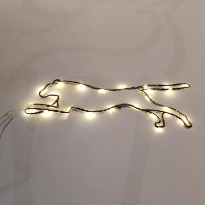 China Europe Factory Copper Wire LED Animal Lighting Effect Decorates Interior Rooms for sale