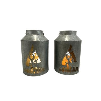 China Romantic Various Candlelight Promotional Goods Using Camping Candle Lanterns Outdoor Metal for sale