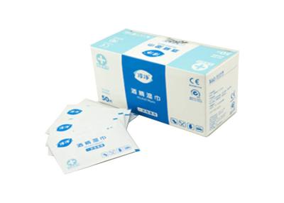 China 70% Isopropyl Alcohol Swab Pads , Alcohol Wipe Pads for Hospital for sale