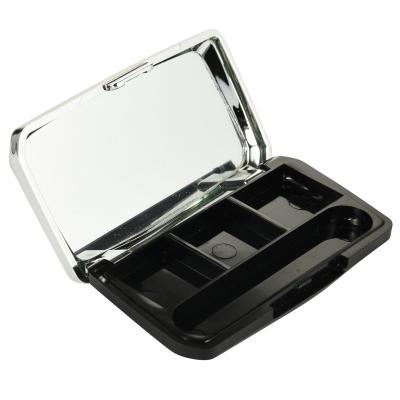 China Recyclable Eyeshadow Two Color Clear Eyeshadow Container,Empty Case Eyeshadow Box,Eyeshadow Palette Case for sale